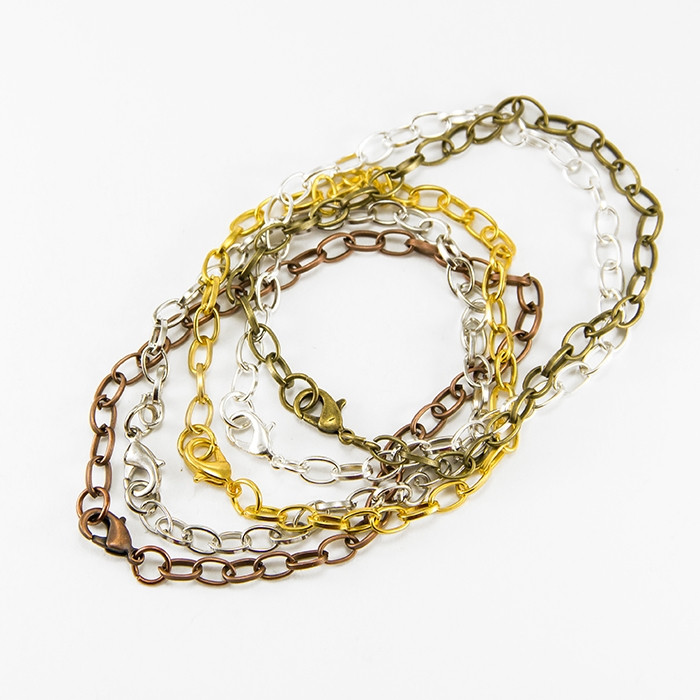 Основа для Браслета с Застежкой, Железная, Цвет: Микс, Размер: 205мм ...