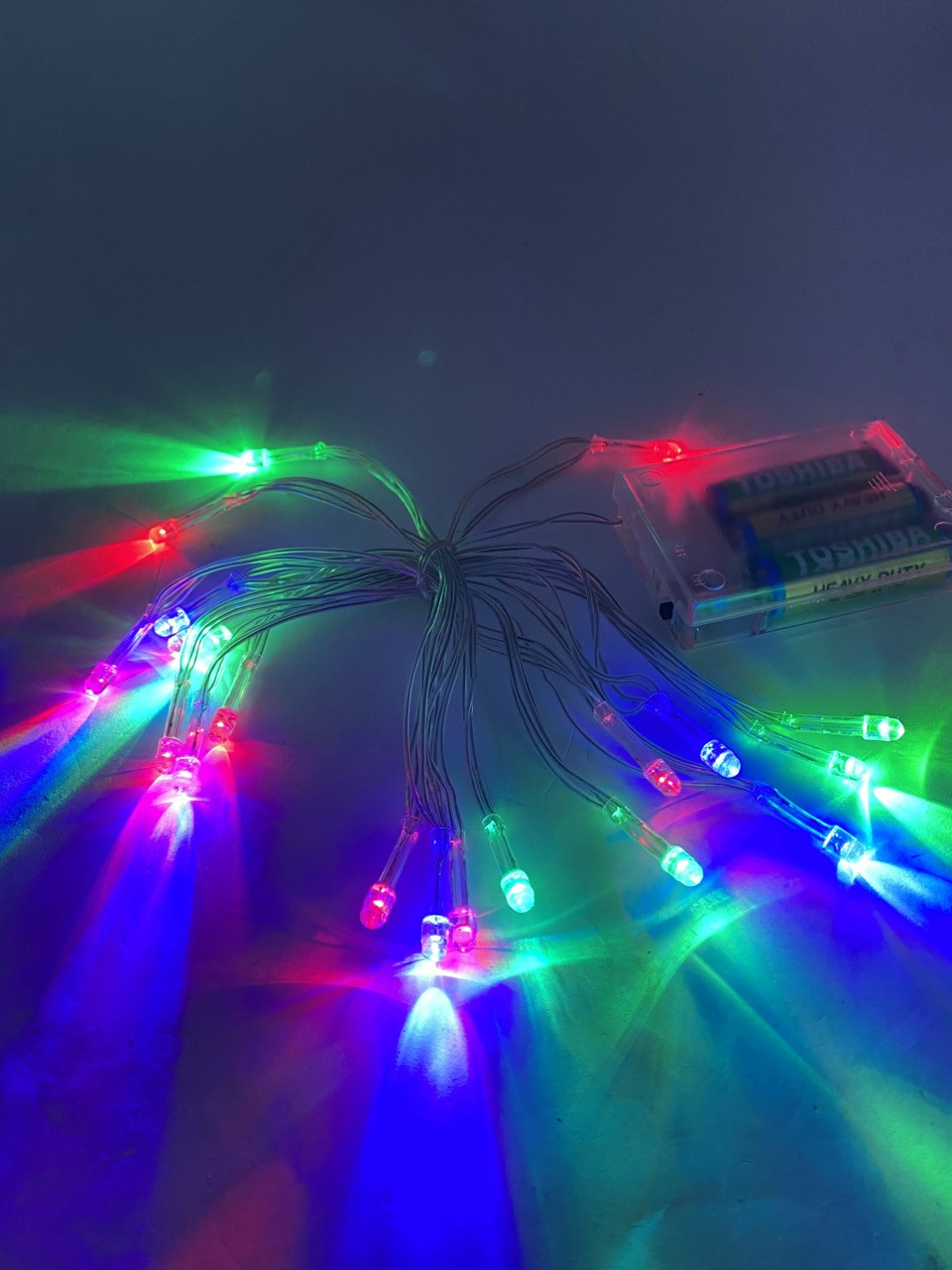 Гірлянда на батарейках 20 LED Multicolor, фото 1