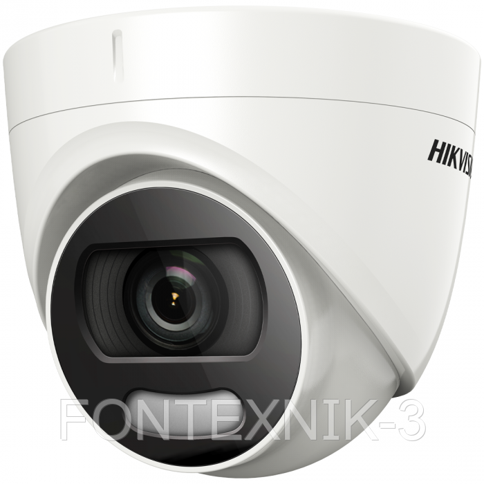 5 Мп ColorVu Turbo HD Видеокамера Hikvision DS-2CE72HFT-F (2.8 Мм ...