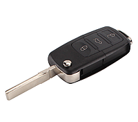 Корпус ключа для Skoda (Шкода) 3 кнопки, корпус на три части (+ эмблема)