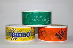 Скотч із логотипом 2 кольори. Тираж 216 шт.