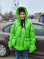 Куртка жіноча євро зима Зелена