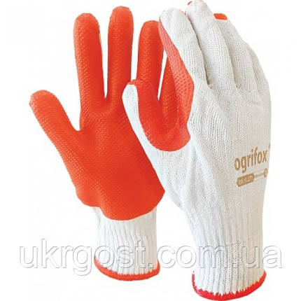 Рукавички захисні для скла OX-ORANGINAWP оранжево-білі, фото 1