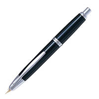 Перьевая ручка Pilot Capless Rhodium Trims Черная с выдвижным пером (тонкое (F))