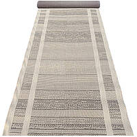 Килимова доріжка NATURA 20374 Natural/Coffee ширина 60 см рогожка безворсова на підлогу, виробництва Бельгія