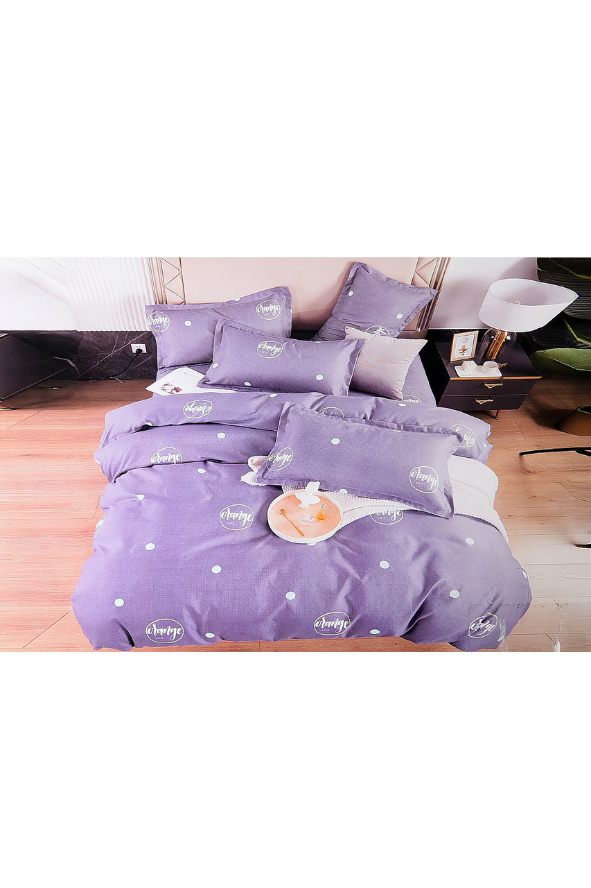 Комплект постільної білизни синього кольору півторка 152317P, фото 1