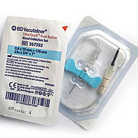 Інноваційний пристрій для зобору крові BD Vacutainer UltraTouch Пуш Баттон23G(0,6 мм)голка-0,75"(19