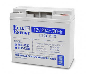 Гелева акумуляторна батарея Full Energy FEL-1220 12V 20Ah