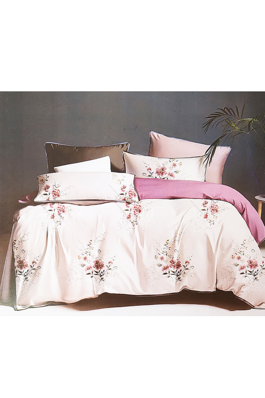 Комплект постільної білизни з квітковим принтом півторка 152363P, фото 1