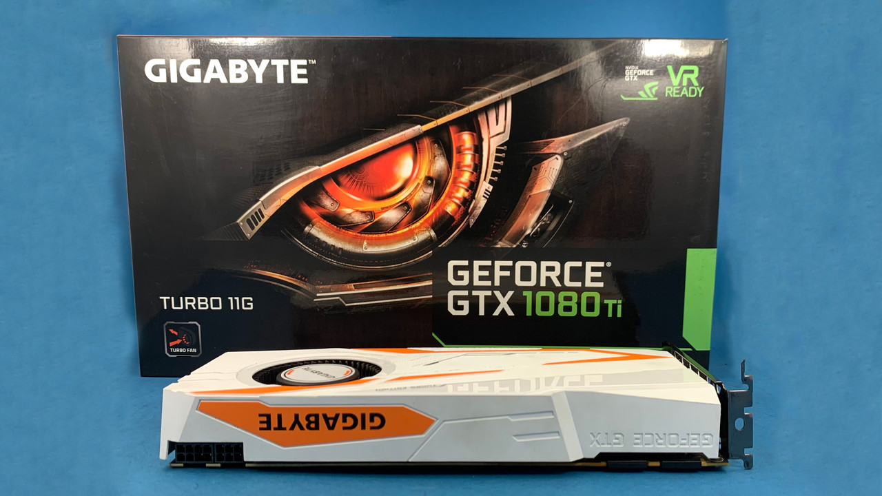Видеокарта GIGABITE NVIDIA GeForce GTX 1080Ti 11GB TURBO б/у (ID ...