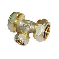 Трійник для металопластикової труби перехідної 20х16х20