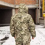 Зимовий комплект: Бушлат Soft Shell Grifon на флісі Піксель + Тактичні штани на флісі Grifon піксель, фото 8