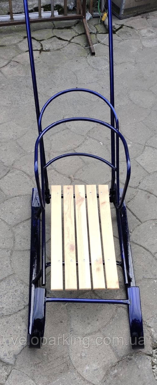 Дитячі санки з ручкою штовхачем Королі Best (Україна)