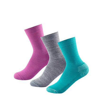 Набір дитячих термошкарпетків Devold DAILY MERINO MEDIUM SOCK 3PK KID ( SC 593 023 A 370A), фото 1