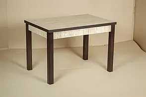 Стіл обідній розкладний Марсель Fusion Furniture, колір ніг горіх /стільниця Дуб шервуд, фото 1