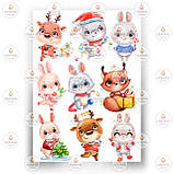 Друк їстівного фото — Вафельний папір — Зайчики No1, фото 8