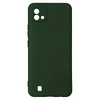 Чехол Silicone Case на Realme C11 2021 Dark Green