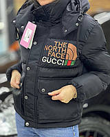 Чёрная куртка The North Face Gucci Гуччи