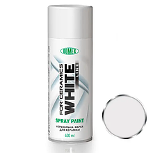 Аерозольна емаль для ванн і кераміки Domex RAL9010 Білий 400 мл