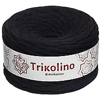 TRIKOLINO (Тріколіно) 7-9 мм 50 м чорний (Трикотажна пряжа, нитки для в'язання)