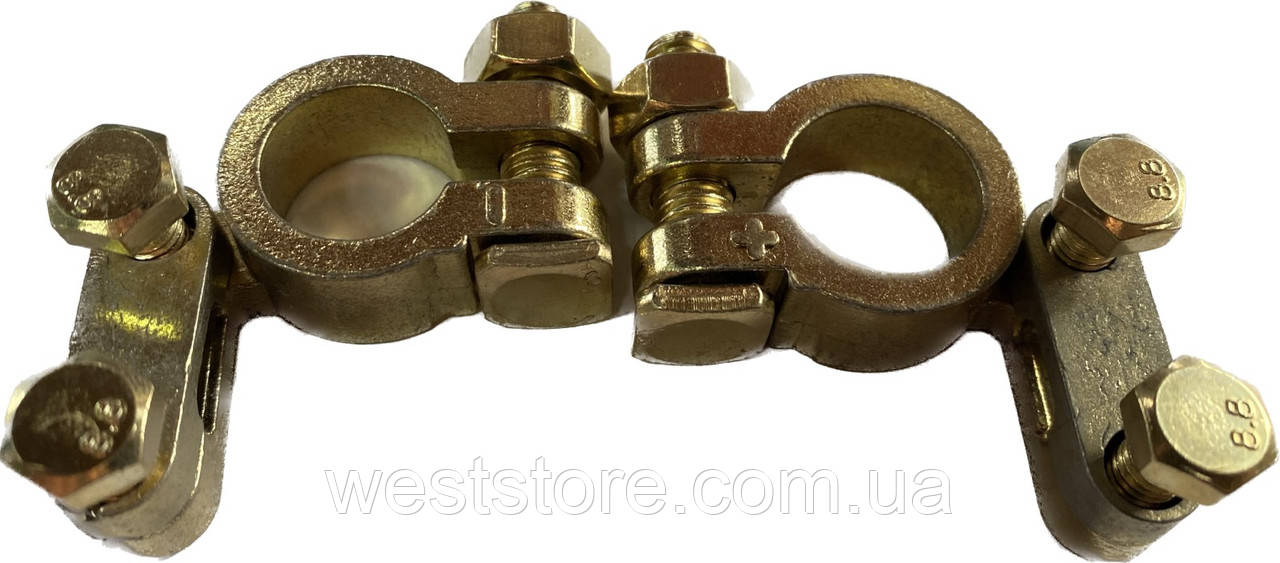 Клеми акб Акумуляторні Автомобільні 12v/24v (для безперебійника 220 вольтів), фото 1