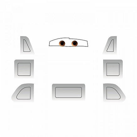 Луїджі збірна модель із мультфільму ТАЧКИ. Дісней. Складання без клею, фото 2