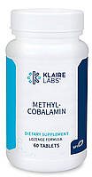 Витамин В12 метилкобаламин, Methylcobalamin, Klaire Labs, 60 таблеток