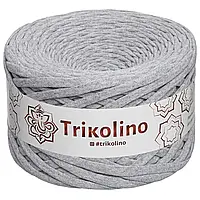 TRIKOLINO (Триколино) 7-9 мм 50 м серый меланж (Трикотажная пряжа, нитки для вязания)