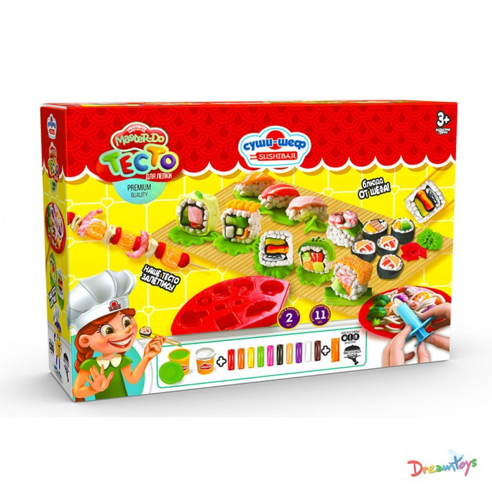 Набір для творчості "Тісто для ліплення "Master Do 2" шеф-кухар