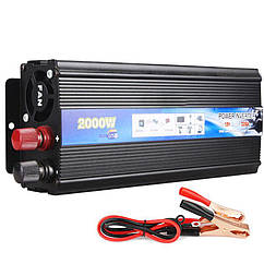 Автомобільний інвертор 12 V 220 V EAFC Power Inverter DC to AC 12 V to 220 V 2000 W max