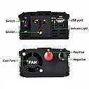Автомобільний інвертор 12 V 220 V EAFC Power Inverter DC to AC 12 V to 220 V 2000 W max, фото 7