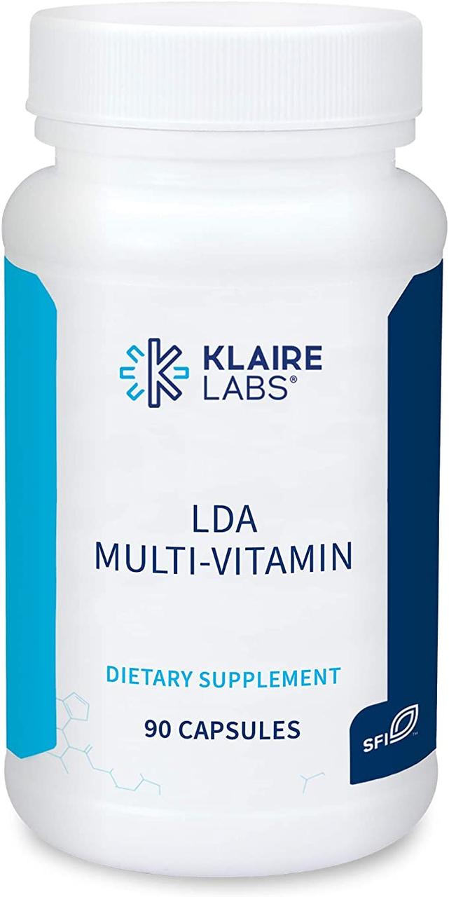 LDA Мульти-Вітамін, LDA Multi-Vitamin, Klaire Labs, 90 Вегетаріанських Капсул BX114, фото 1