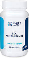 LDA Мульти-Витамин, LDA Multi-Vitamin, Klaire Labs, 90 Вегетарианских Капсул