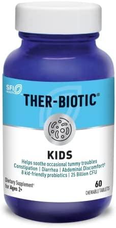 Klaire Ther-biotic Children's chewable / Пробіотик для дітей жувальний 60 табл BX286, фото 1
