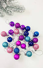 Кулька новорічна 3 см МІКС