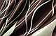 Модні штори блекаут в спальню комплект штор 2шт 150*270. Штори коричневого кольору, фото 6