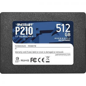 Накопичувач SSD 2.5" 512 GB Patriot (P210S512G25)