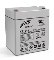 Аккумуляторная батарея AGM RITAR RT1245, Gray Case, 12V 4.5Ah ( 90 х 70 х 101 (107) ) Q10