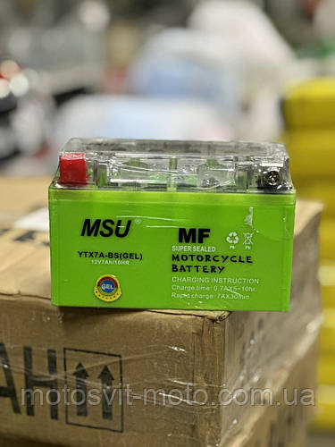 АКБ GEL 12V 7A 150 87 94mm UTX7A BS (YTX7A BS) MSU (2024) (ID ...