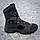 Берці тактичні зимові Stalker шкіра Crazy Horse натуральна вовна чорні, фото 6