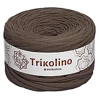 TRIKOLINO (Триколино) 7-9 мм 50 м Черный шоколад (Трикотажная пряжа, нитки для вязания)