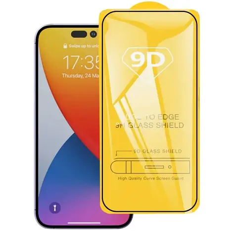 Захисне скло 9D для iPhone 14 Pro Max, фото 1