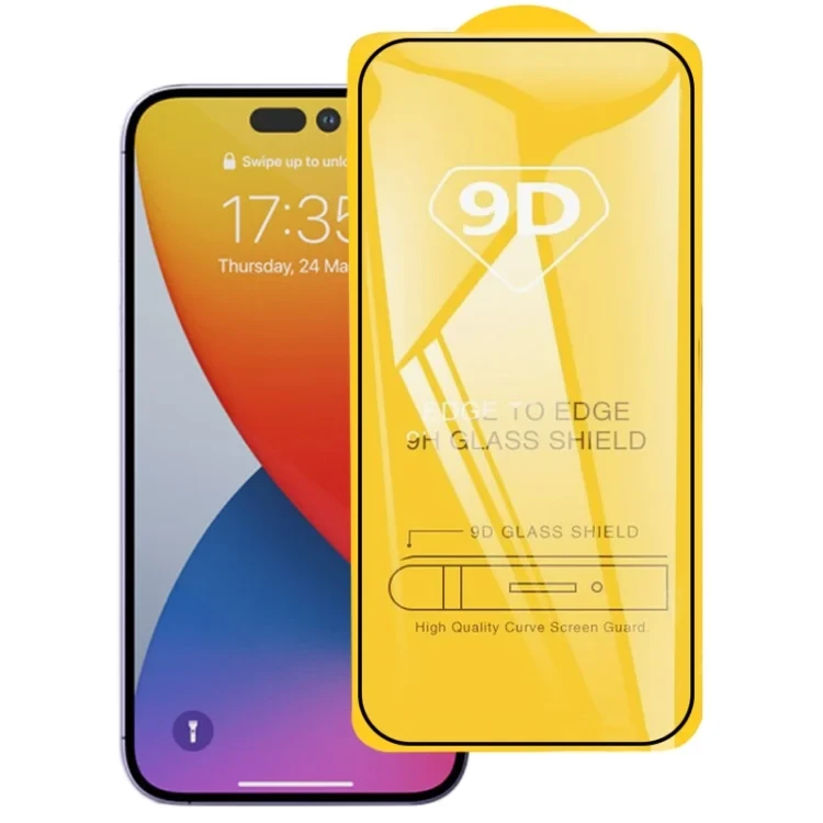 Захисне скло 9D для iPhone 14 Pro