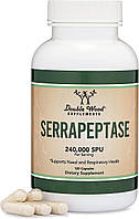 Double Wood Serrapeptase / Серрапептаза протеолитические ферменты 120 капсул