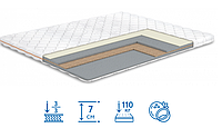 Тонкий безпружинный матрац Трафік 180*190 Матролюкс