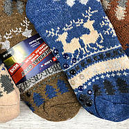 Хутряні чоловічі домашні шкарпетки з гальмами 39-42, фото 3