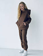 Теплий костюм на флісі для дівчаток (рр. 146, 152, 158, 164)