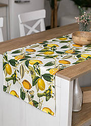 Доріжка на стіл (раннер) "Лимон" 180х47см