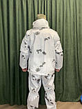 Маскувальний костюм кляксу, маскхалат для військових, маскувальний костюм під сніг кляксу зимовий, фото 2