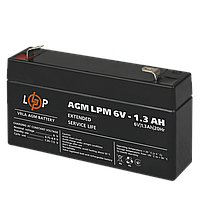 Аккумулятор AGM LPM 6V - 1.3 Ah